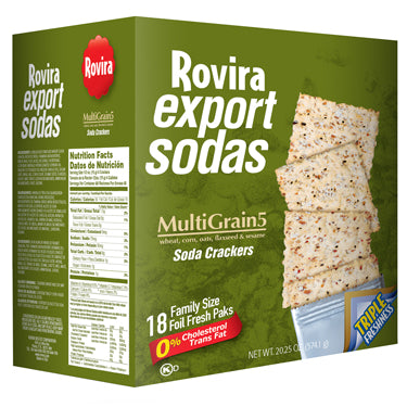 Rovira Export Soda Multigrain Foil Pak 6/20.25oz