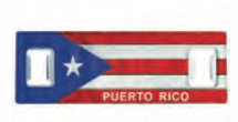 Double Bottle Opener Puerto Rico Flag