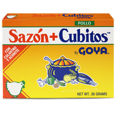 Goya Sazon Achiote & Cubitos Pollo 36/6ct