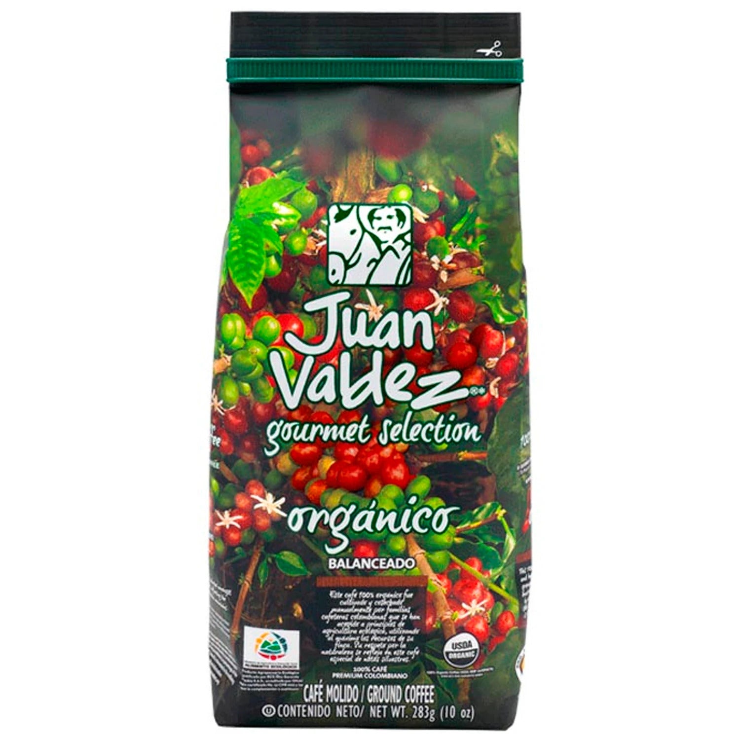 Juan Valdez Organic Ground  Coffee 6/10oz