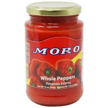 Pimiento Moro Whole Pepper Jar 12/12oz