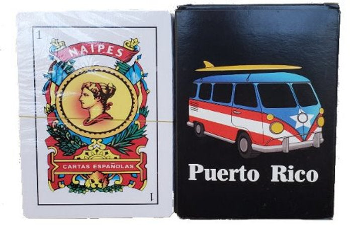 Playing Cards Briscas Volky Flag Puerto Rico
