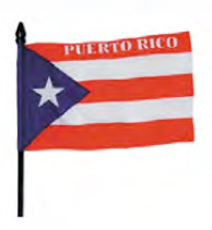 Large Puerto Rico Flag