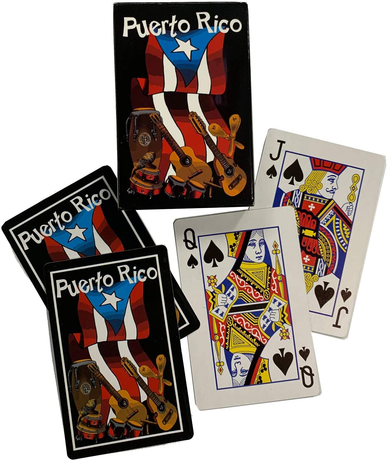 Playing Cards Guitar Cuatro PR