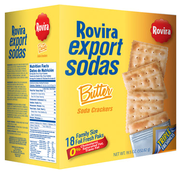 Rovira Export Soda Butter Foil Pak 6/19.5oz